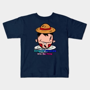 Lucky Egg Wannabe King Of Pirates Kids T-Shirt